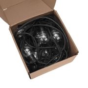 Гирлянда «Белт Лайт» 10м 20 патронов 4.8Вт IP65 провод каучук черн. Neon-Night 331-355